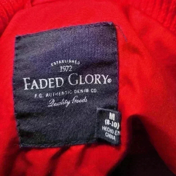 Faded glory puffer jacket with removable hood size medium - Picture 6 of 8